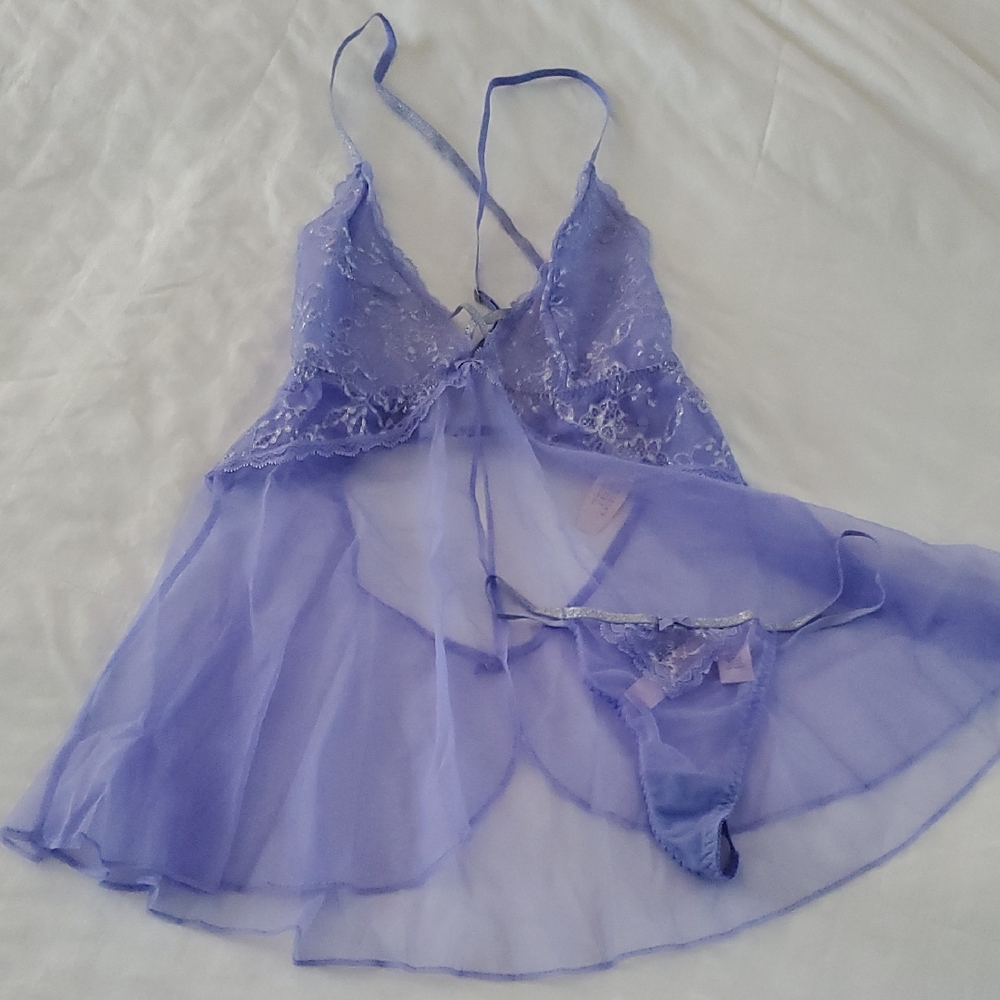 Victoria's Secret Lavender Lingerie Medium NWT